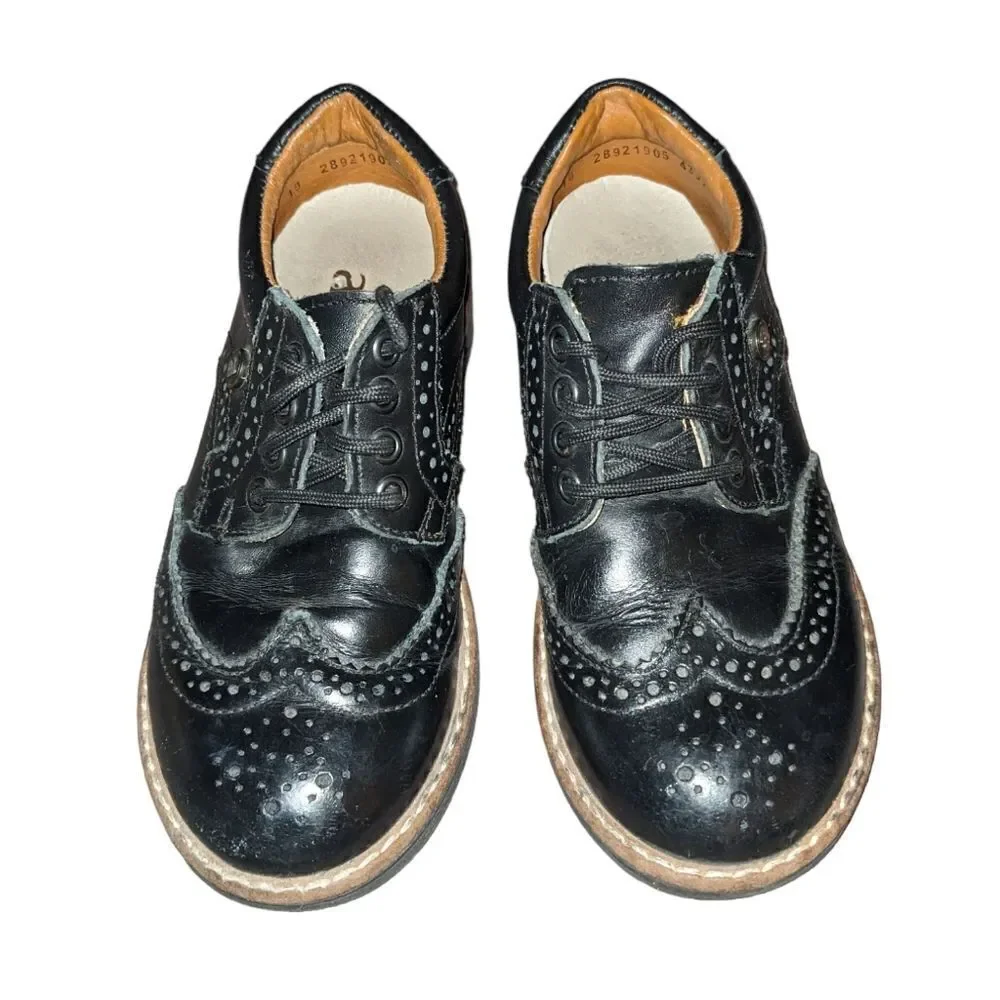 ‎Arfat black oxford shoes size 13 kids